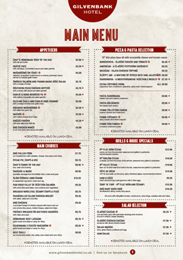 Main menu